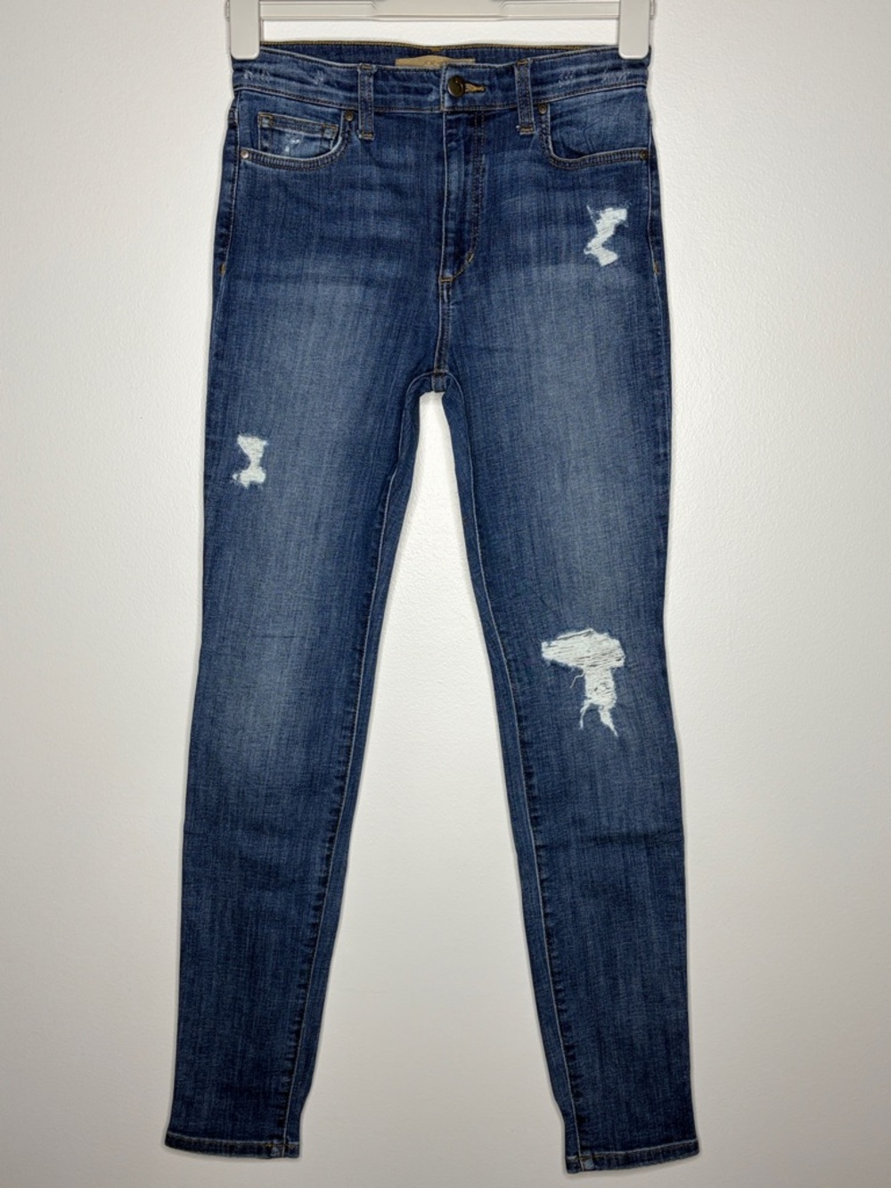 Joe’s Women’s Slim Distressed Dark Blue Jeans Size 27